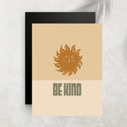 Be Kind – Affiche Minimaliste Bohème