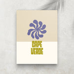 Cape Verde – Affiche Minimaliste Tropicale