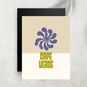 Cape Verde – Affiche Minimaliste Tropicale