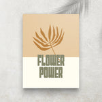Flower Power – Affiche Minimaliste Bohème