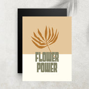 Flower Power – Affiche Minimaliste Bohème