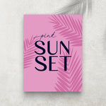 Pink Sunset – Tableau Summer