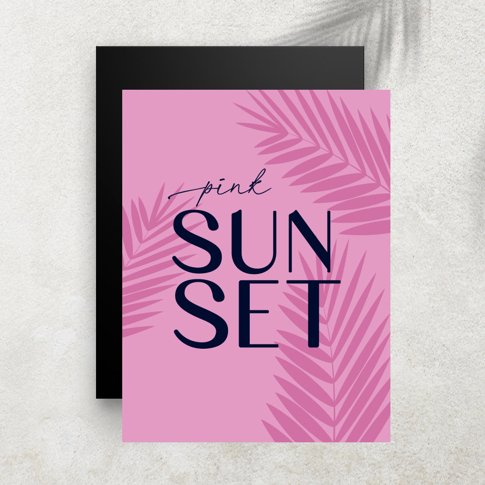 Pink Sunset – Tableau Summer