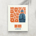 Big Ben London – Affiche Minimaliste Voyage