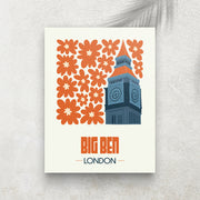 Big Ben London – Affiche Minimaliste Voyage