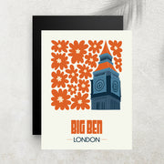 Big Ben London – Affiche Minimaliste Voyage