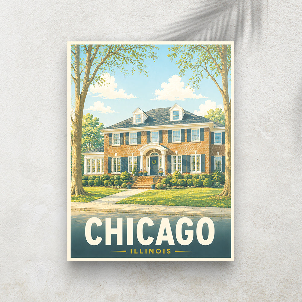 Chicago – Affiche Vintage Cinéma & Voyage