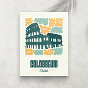 Colosseum Italia – Affiche Minimaliste Voyage