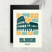 Colosseum Italia – Affiche Minimaliste Voyage