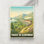 Viaduc de Glenfinnan – Affiche Vintage Cinéma & Voyage