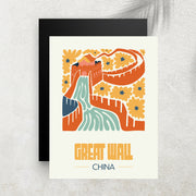 Great Wall – Affiche Minimaliste Voyage