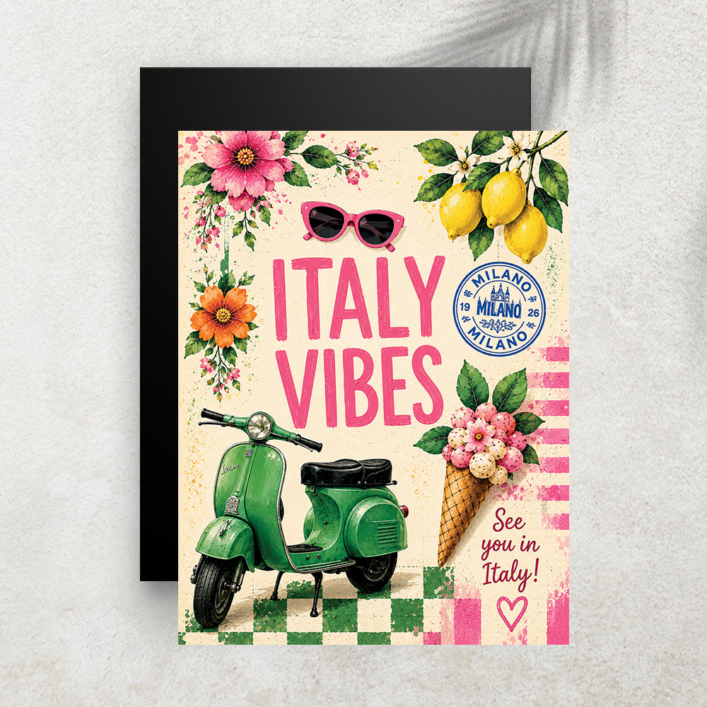 Italy Vibes – Affiche Vintage Dolce Vita