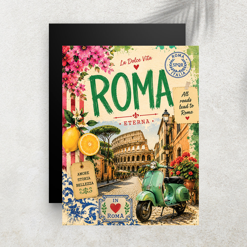 Roma Eterna – Affiche Vintage Dolce Vita