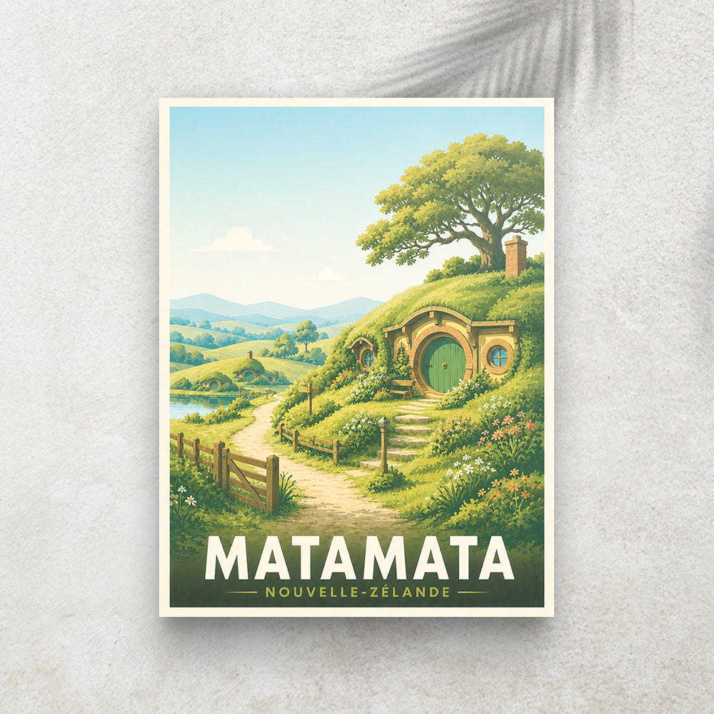 Matamata – Affiche Vintage Cinéma & Voyage