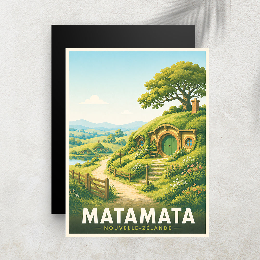 Matamata – Affiche Vintage Cinéma & Voyage