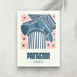 Parthenon – Affiche Minimaliste Voyage