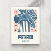 Parthenon – Affiche Minimaliste Voyage