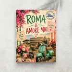 Roma & Amore Mio – Affiche Vintage Dolce Vita