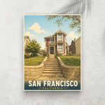 San Francisco – Affiche Vintage Cinéma & Voyage