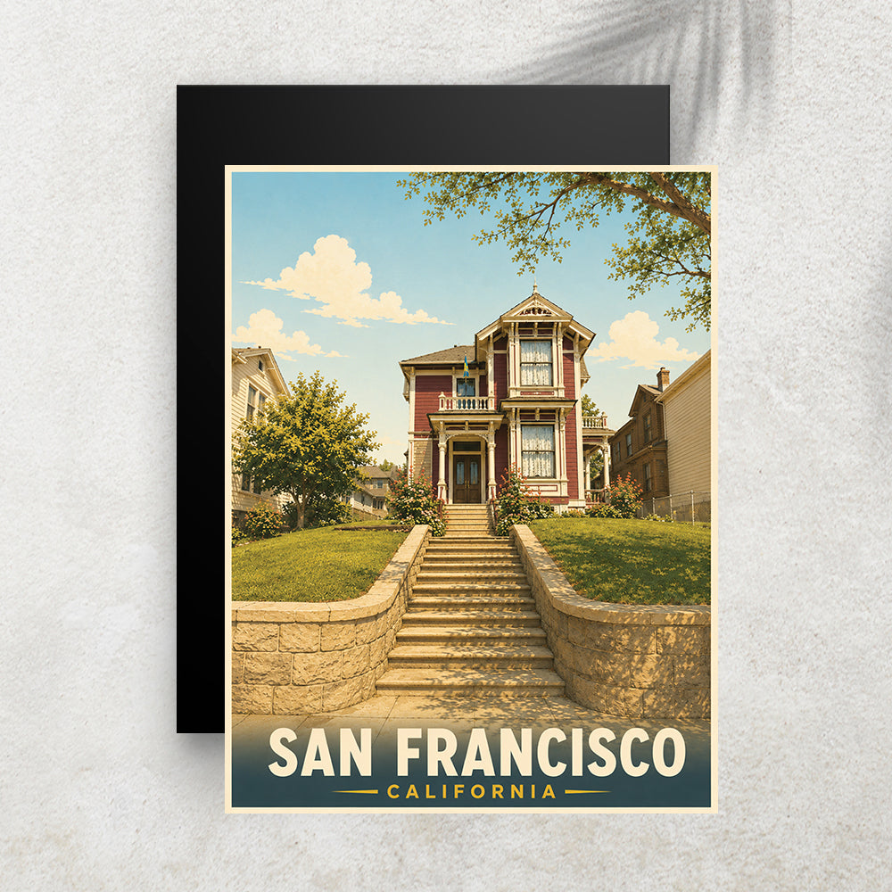 San Francisco – Affiche Vintage Cinéma & Voyage