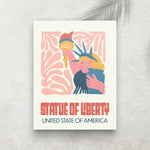 Statue of Liberty – Affiche Minimaliste Voyage