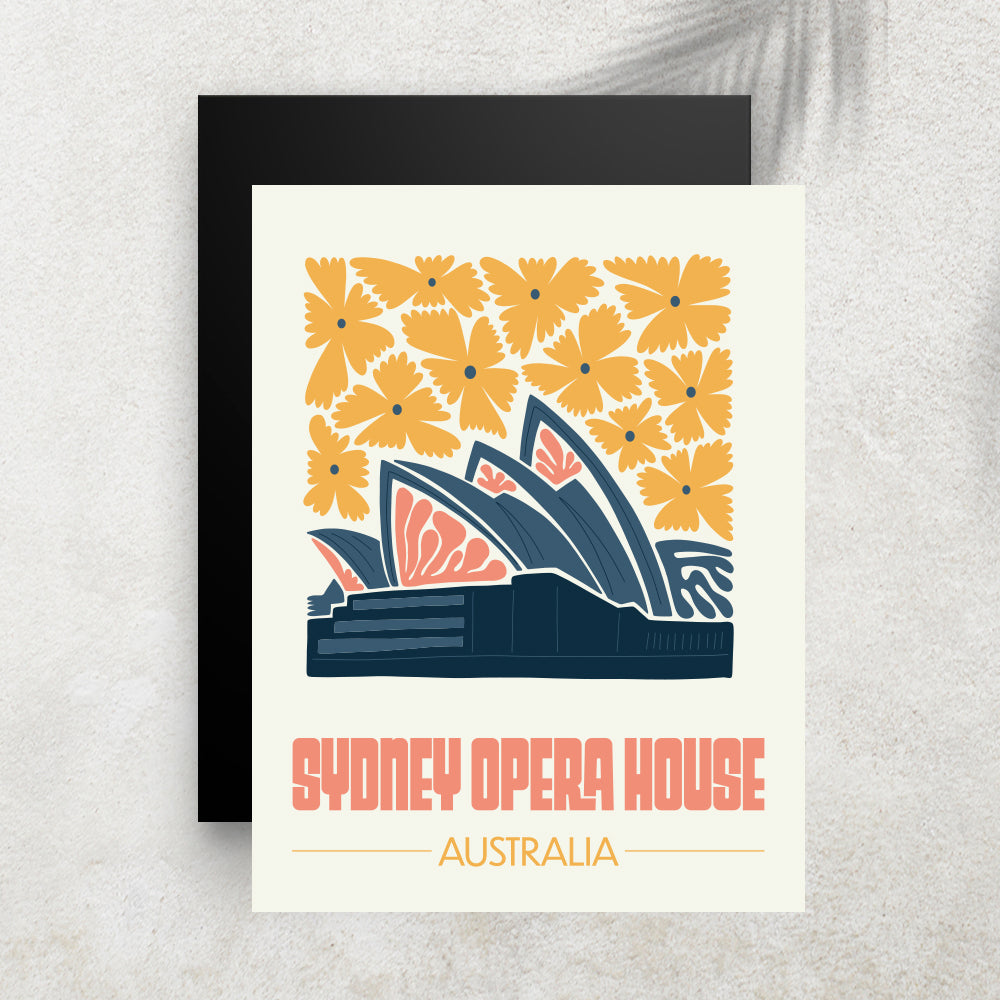 Sydney Opera House – Affiche Minimaliste Voyage