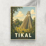 Tikal – Affiche Vintage Cinéma & Voyage