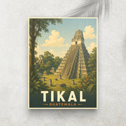 Tikal – Affiche Vintage Cinéma & Voyage