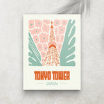 Tokyo Tower – Affiche Minimaliste Voyage
