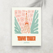 Tokyo Tower – Affiche Minimaliste Voyage