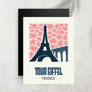 Tour Eiffel – Affiche Minimaliste Voyage