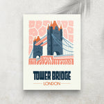 Tower Bridge – Affiche Minimaliste Voyage