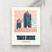 Tower Bridge – Affiche Minimaliste Voyage