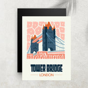 Tower Bridge – Affiche Minimaliste Voyage