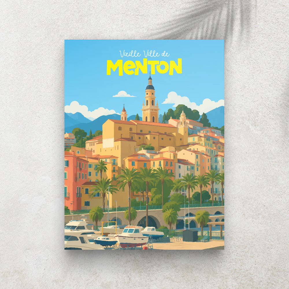 Vieille Ville - Affiche Ville Minimaliste