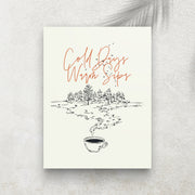 Cold Days, Warm Sips – Affiche Hiver