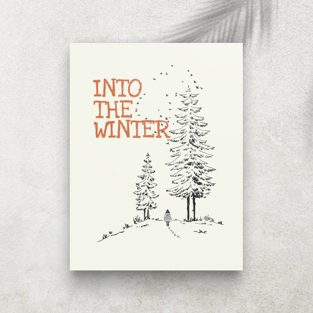 Into the Winter – Affiche Hiver