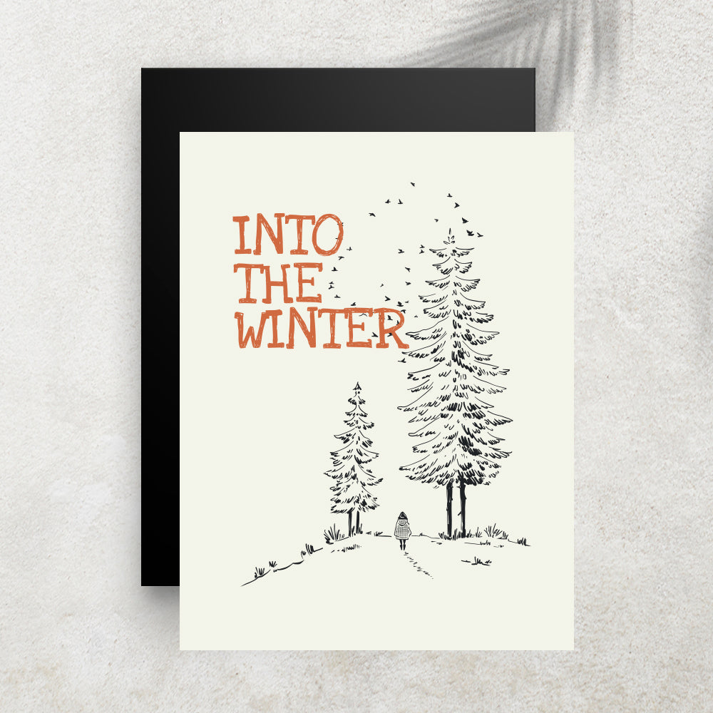 Into the Winter – Affiche Hiver