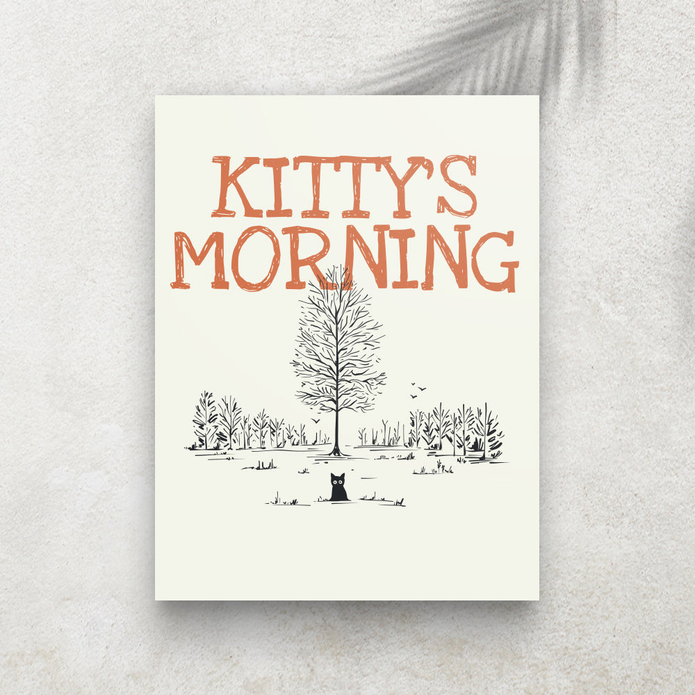 Kitty’s Morning – Affiche Hiver