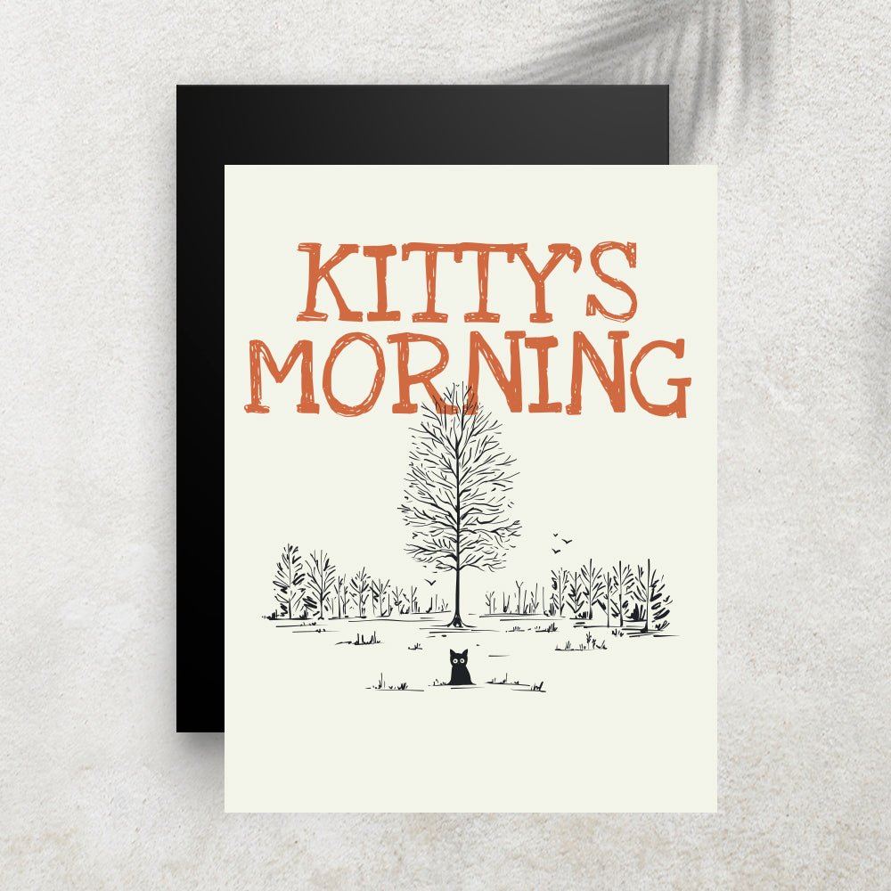Kitty’s Morning – Affiche Hiver