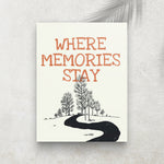 Where Memories Stay – Affiche Hiver