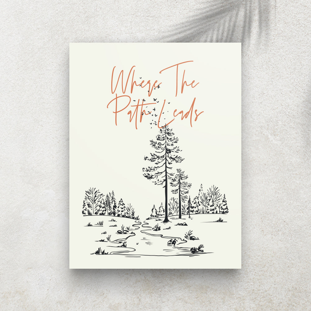 Where the Path Leads – Affiche Hiver