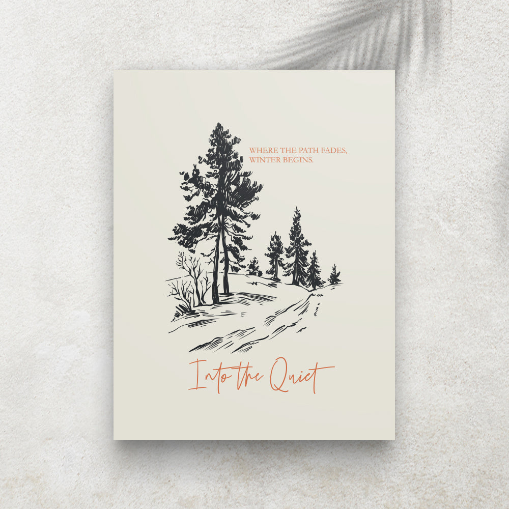 Into the Quiet – Affiche Hiver