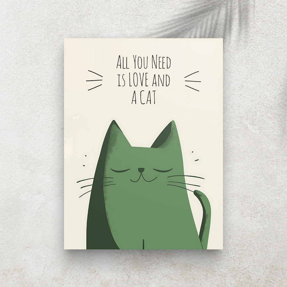 Chat cosy - All you need is love and a cat