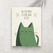 Chat cosy - All you need is love and a cat