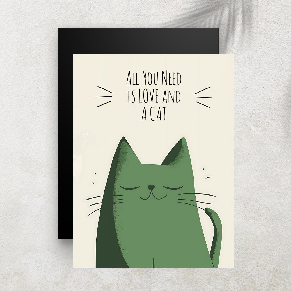 Chat cosy - All you need is love and a cat