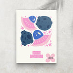 Cosmic Daydreams – Affiche Espace Minimaliste