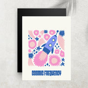 Cosmic Frequency – Affiche Espace Minimaliste