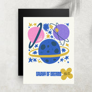 Galaxy of Dreams – Affiche Espace Minimaliste