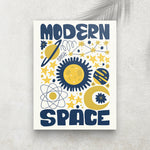 Modern Space – Affiche Espace Minimaliste